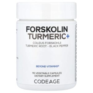 Codeage Forskolin Cúrcuma+ 90 Cápsulas Vegetais