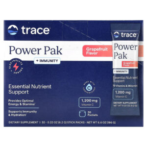 Trace PowerPak + Imunidade Toranja 30 Embalagens 62 g (022 oz) Cada