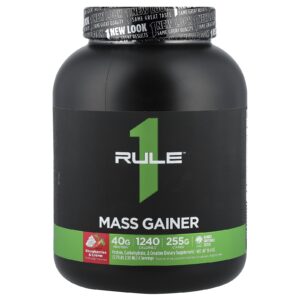 Rule One Proteins Mass Gainer Morangos e Creme 259 kg (571 lb)