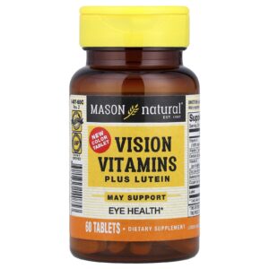 Mason Natural Vitaminas para a Visão mais Luteína 60 Comprimidos