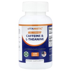 Vitamatic Cafeína e L-teanina 120 Comprimidos