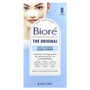Biore Faixas para Limpeza Profunda dos Poros 8 Faixas Nasais