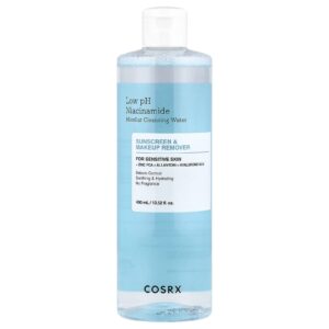 CosRx Água de Limpeza Micelar de Niacinamida com pH Baixo Para Pele Sensível 400 ml (1352 fl oz)