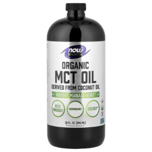 NOW Foods Sports Óleo TCM Orgânico 946 ml (32 fl oz)