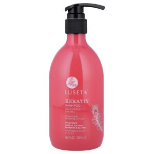 Luseta Beauty Shampoo de Queratina Para Cabelos Danificados e Secos 500 ml (169 fl oz)