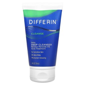 Differin Sabonete para Limpeza Profunda Diária Pele Sensível 118 ml (4 fl oz)