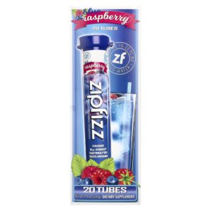 Zipfizz Mix Energético para Esportes Saudáveis com Vitamina B12 Mirtilo e Framboesa 20 Tubos 11 g (039 oz) Cada
