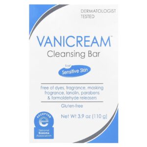 Vanicream Barra de Limpeza Para Pele Sensível Sem Perfume 110 g (39 oz)