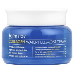Farmstay Collagen Water Full Moist Creme Para Todos os Tipos de Pele 100 g (352 oz)