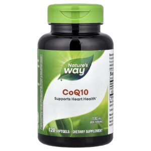 Natures Way CoQ10 100 mg 120 Cápsulas Softgel