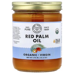 Pure Indian Foods Óleo de Palma Vermelha 375 ml (126 oz)