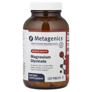 Metagenics Glicinato de Magnésio 100 mg 120 Comprimidos