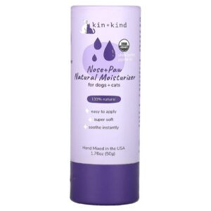 Kin+Kind Hidratante Natural para Nariz e Patas Para Cães e Gatos 50 g (176 oz)