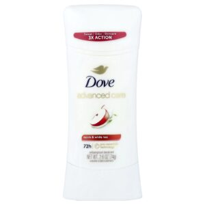 Dove Advanced Care Desodorante Antitranspirante Chá Branco e Maçã 74 g (26 oz)