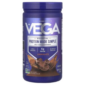 Vega Essential Protein Made Simple Proteína à Base de Plantas Chocolate 271 g (96 oz)