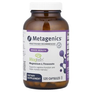 Metagenics Magnesium L-Threonate Saúde Cerebral 120 Cápsulas