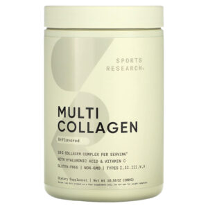 Sports Research Complexo de Multicolágeno Sem Sabor 302 g (1065 oz)
