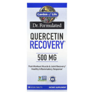 Garden of Life o Dr. Formulado Recuperação de Quercetina 500 mg 30 Comprimidos Veganos