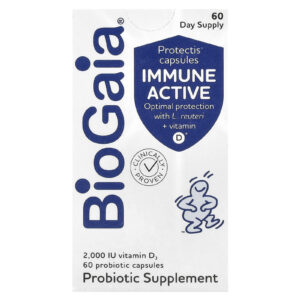 BioGaia Immune Active Cápsulas de Protectis 2.000 UI 60 Cápsulas Probióticas