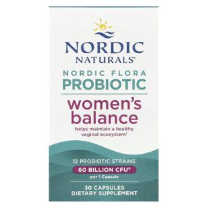 Nordic Naturals Probiótico Nordic Flora Equilíbrio da Mulher 30 Cápsulas