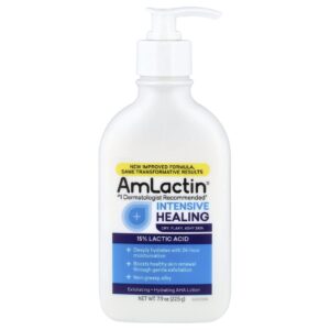 AmLactin Intensive Healing Loção de AHA Esfoliante + Hidratante 225 g (79 oz)