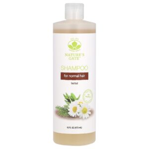 Mild By Nature (Natures Gate) Shampoo de Ervas para Cabelos Normais 473 ml (16 fl oz)