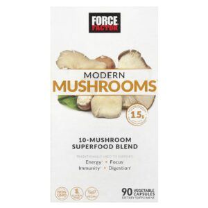 Force Factor Cogumelos Modernos 90 Cápsulas Vegetais