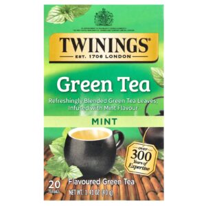 Twinings Chá Verde com Sabor Menta 20 Saquinhos de Chá 40 g (141 oz)