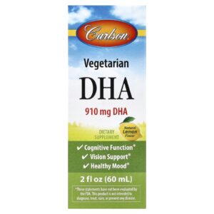 Carlson DHA Vegetariano Limão Natural 60 ml (2 fl oz)