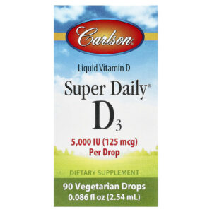 Carlson Super Daily® D3 125 mcg (5.000 UI) 254 ml (0086 fl oz)
