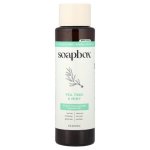 Soapbox Shampoo para Equilíbrio do Couro Cabeludo Melaleuca e Menta 473 ml (16 fl oz)
