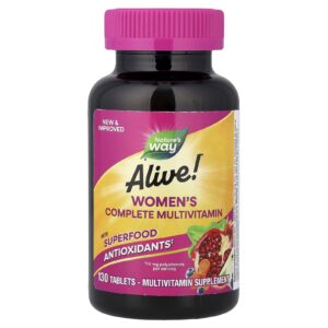 Natures Way Multivitamínico Alive!® Completo para Mulheres 130 Comprimidos