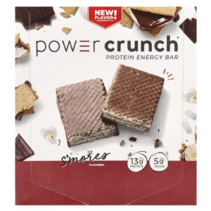 BNRG Power Crunch® Barras Energéticas de Proteína Smores 12 Barras 40 g (14 oz) Cada
