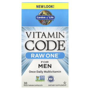 Garden of Life Vitamin Code® RAW One™ Multivitamínico Uma Vez ao Dia para Homens 30 Cápsulas Vegetarianas