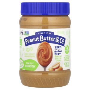 Peanut Butter & Co. Simply Smooth Manteiga de Amendoim Sem Adição de Açúcar 454 g (16 oz)