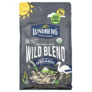 Lundberg Mistura de Arroz Selvagem Orgânico 907 g (2 lb)