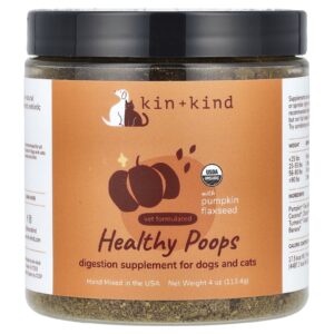 Kin+Kind Cocós Saudáveis com Abóbora e Linhaça Para Cães e Gatos 1134 g (4 oz)