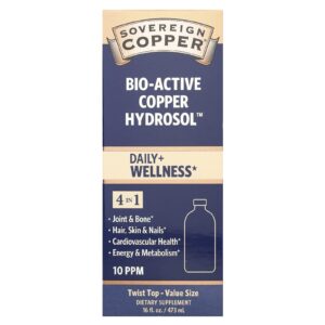 Sovereign Silver Bio-Active Copper Hydrosol™ 10 PPM 473 ml (16 fl oz)
