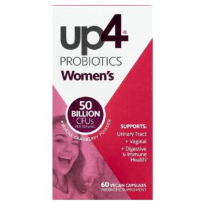 up4 Probióticos para Mulheres 60 Cápsulas Veganas