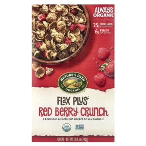 Natures Path Cereal Flax Plus® Orgânico Crocante de Frutos Silvestres 300 g (106 oz)