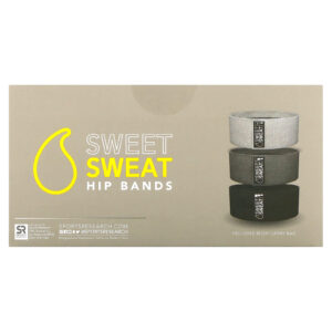 Sports Research Sweet Sweat Quadril Cinza 3 Faixas