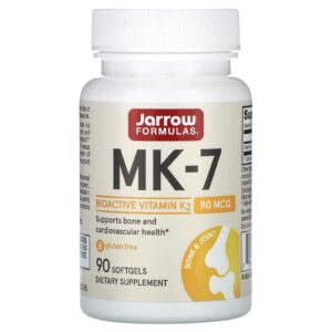 Jarrow Formulas MK-7 90 mcg 90 Cápsulas Softgel