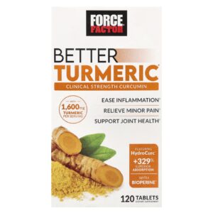 Force Factor Better Turmeric® 120 Comprimidos
