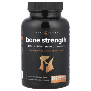 NutraChamps Bone Strength 120 Cápsulas Veganas