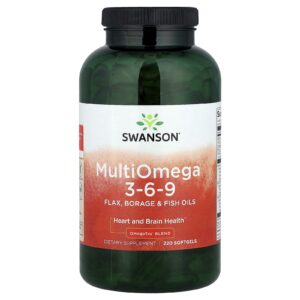 Swanson Multi Ômega 3-6-9 220 Cápsulas Softgel