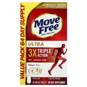 Schiff Move Free® Joint Health Ultra Ação Tripla 64 Comprimidos Revestidos