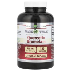 Amazing Nutrition Bromelina de Quercetina 240 Cápsulas Vegetais