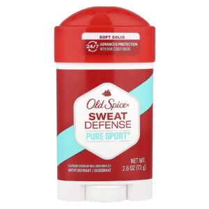 Old Spice Sweat Defense Desodorante Antitranspirante Soft Solid Pure Sport® 73 g (26 oz)