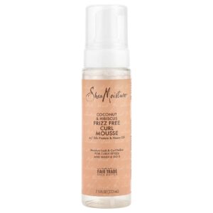SheaMoisture Mousse para Cachos sem Frizz Coco & Hibisco 222 ml (75 fl oz)