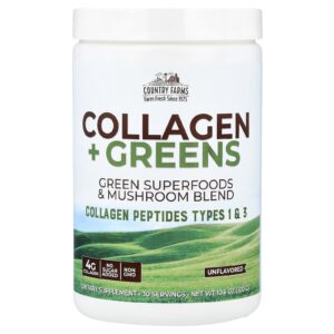 Country Farms Collagen + Greens Sem Sabor 300 g (106 oz)